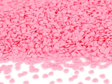 Zucker Streusel - Mini Herzen - Pink
